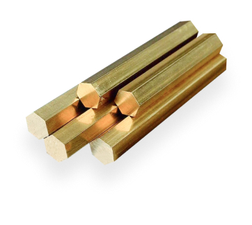 Латунный шестигранник