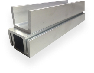 Швеллер алюминиевый