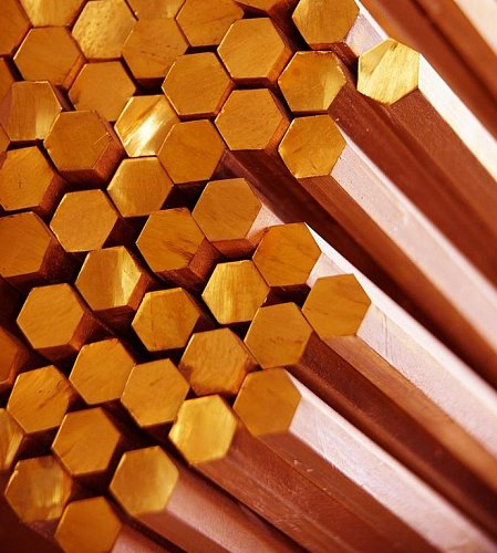 Шестигранник бронзовый 