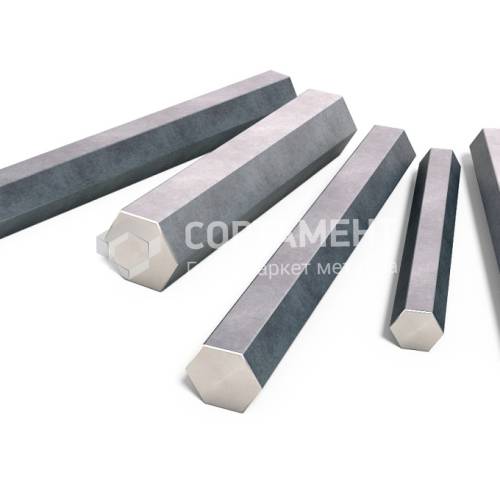 Пруток дюралевый шестигранник 10 мм Д16