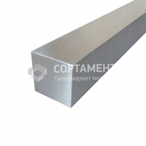 Квадрат дюралевый 20 мм Д16, матовый