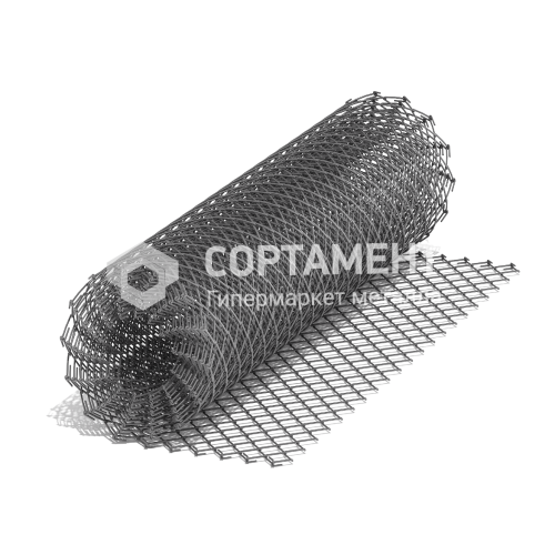 Сетка ЦПВС 20х20 неоцинкованная 0.5 мм 1х5 м