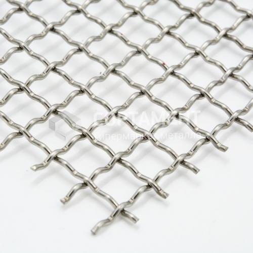 Сетка рифленая 25х25х5 Ст45